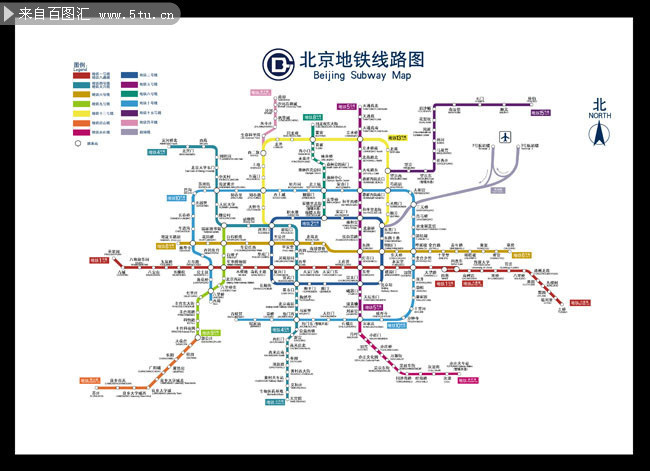 北京地铁最新线路图概览