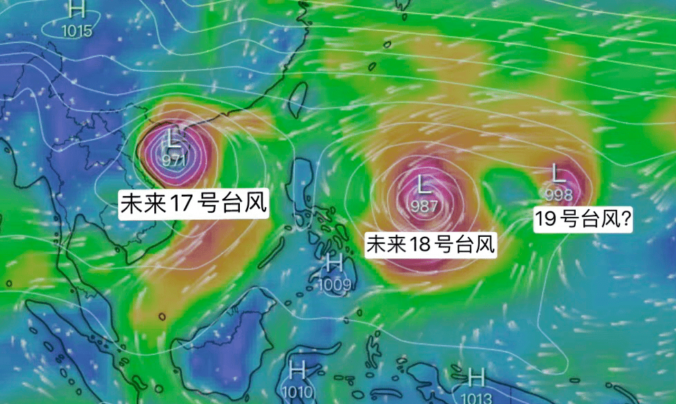 全球气象监测与预测分析，未来十天台风胚胎最新消息关注中